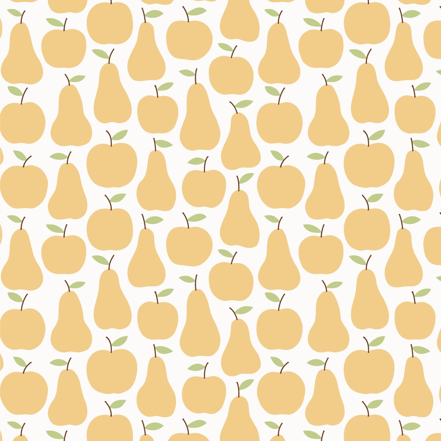 Short-Sleeve Lap Tee - Apples & Pears Yellow - Pretty Much Perfect