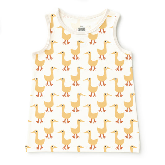 Baby Tank Top - Ducks Yellow