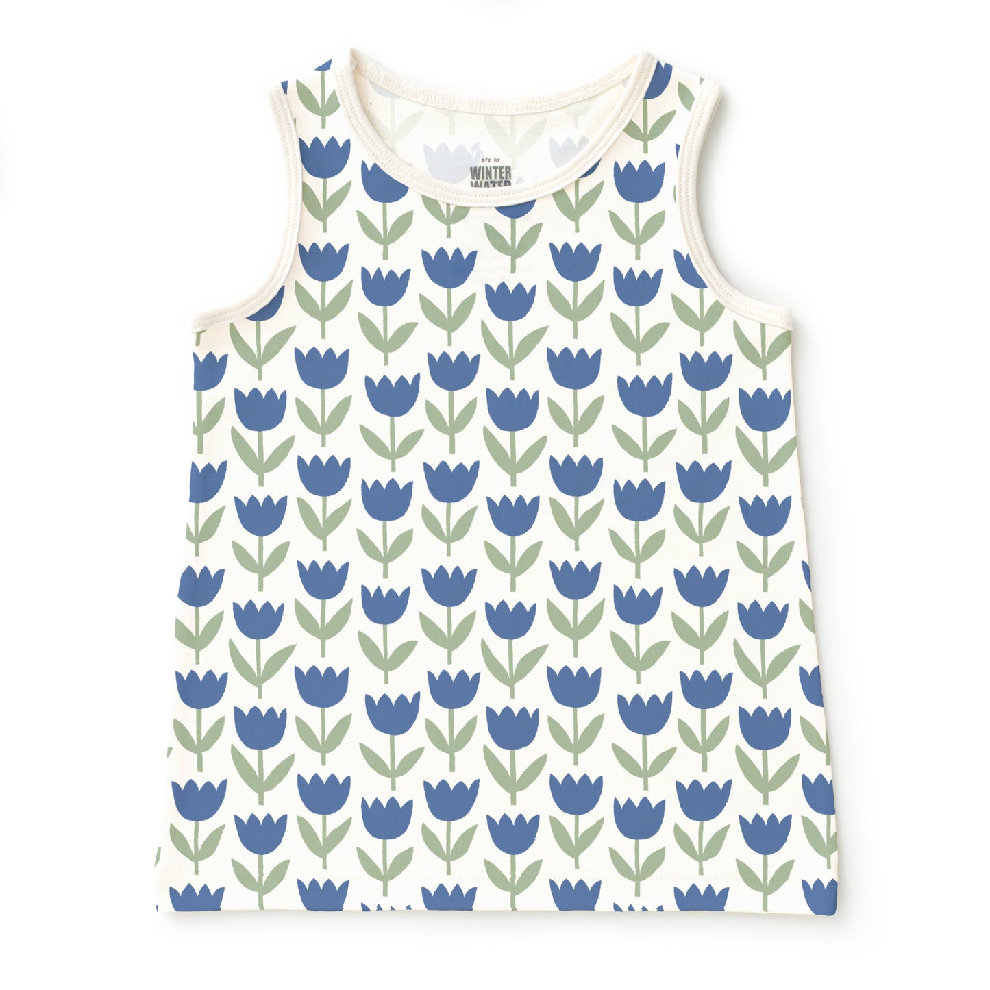 Baby Tank Top - Tulips Blue