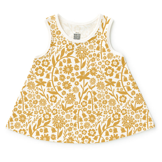 Iris Baby Tunic - Dutch Floral Yellow