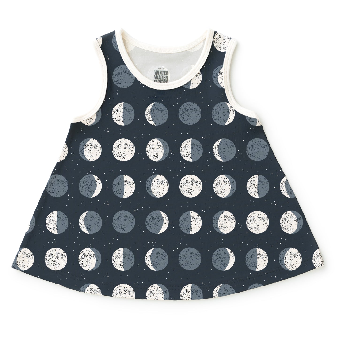 Iris Baby Tunic - Moons Night Sky