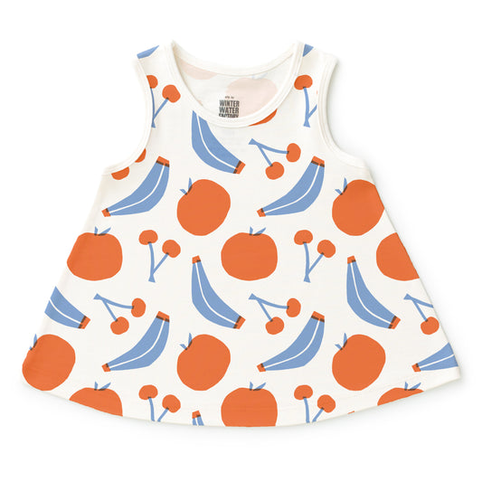 Iris Baby Tunic - Yummy Fruit Blue & Orange