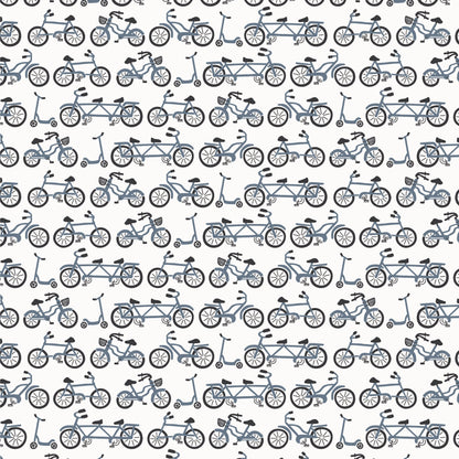 Baby Tank Top - Bikes Slate Blue