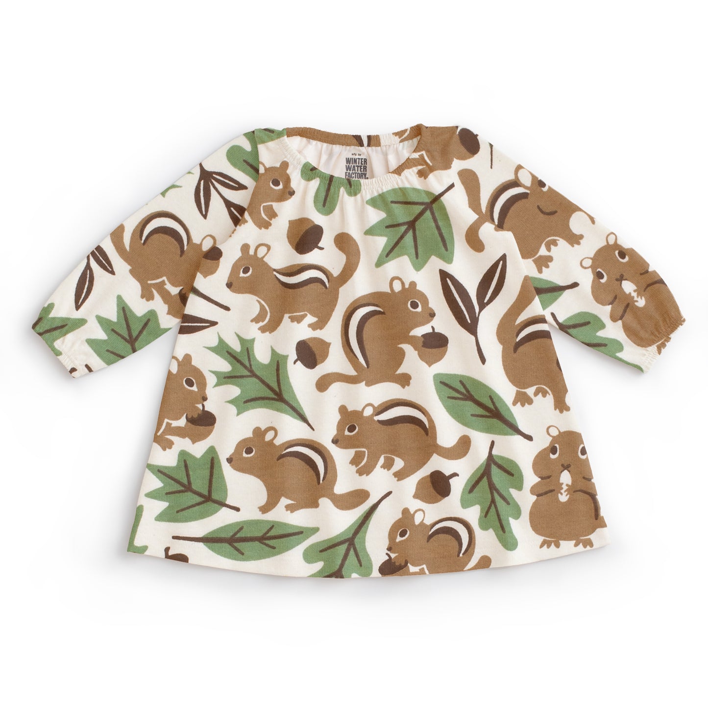 Cedar Baby Dress - Chipmunks Brown