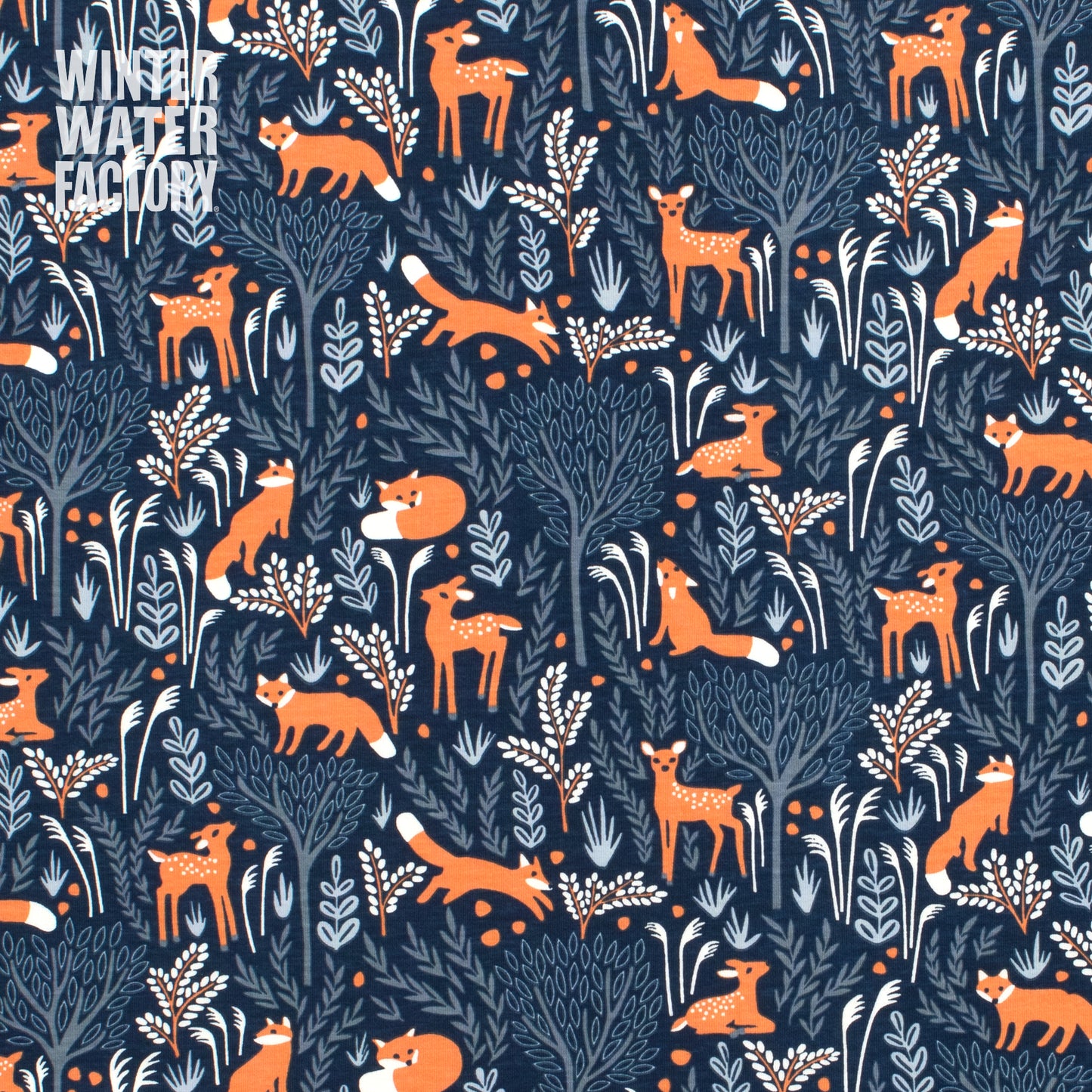 Harem Pants - Deer & Foxes Night Sky