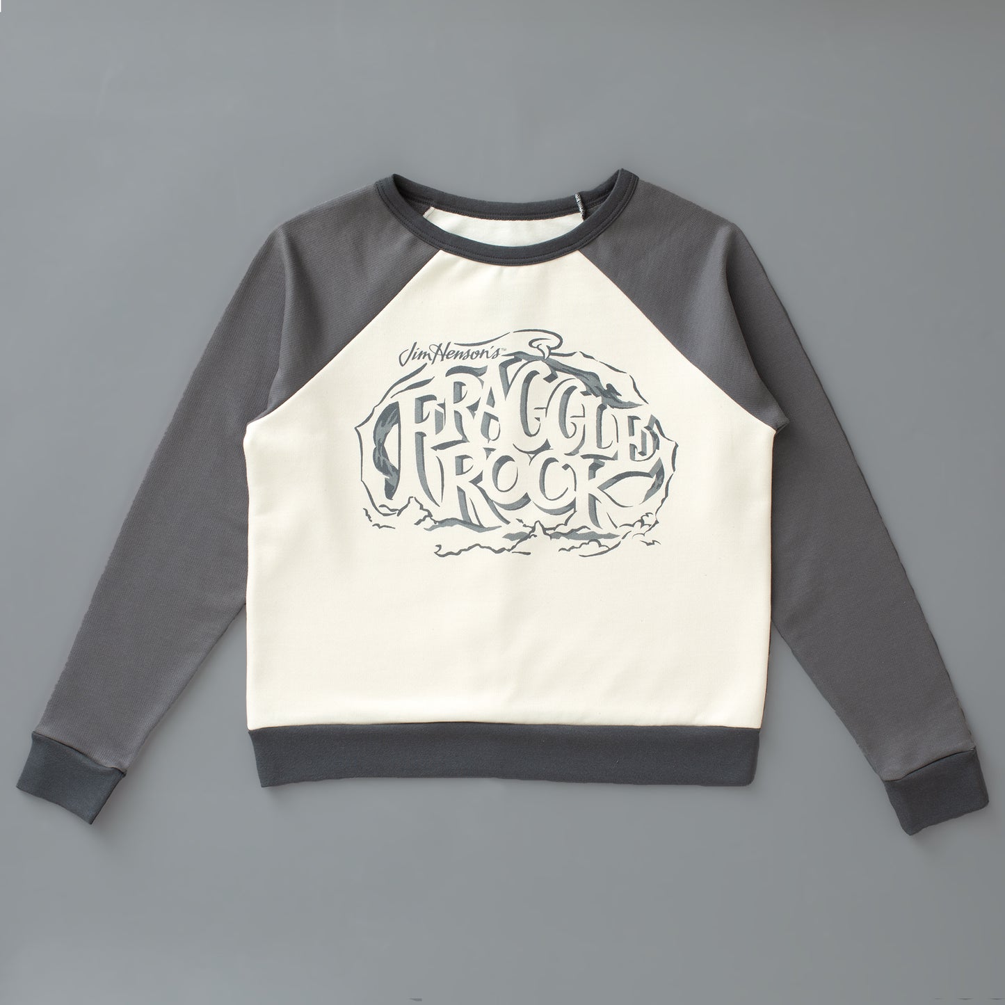 Adult Oslo Sweatshirt - Fraggle Rock Logo Grey