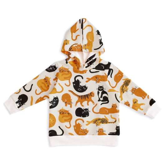 Hoodie - Cat Friends Gold & Yellow