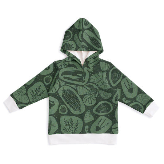 Hoodie - Fossils Green