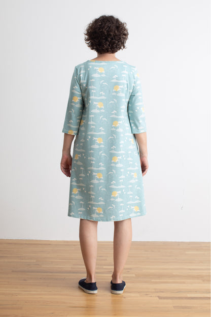 Women's Helsinki Dress - Islands Blue