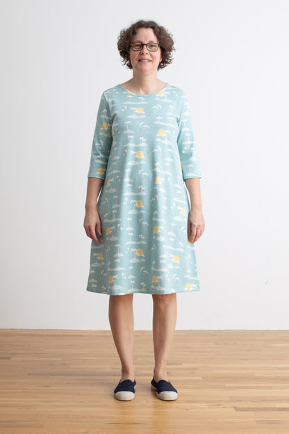 Women's Helsinki Dress - Islands Blue