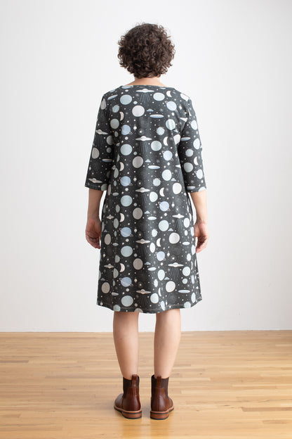 Women's Helsinki Dress - Space Charcoal