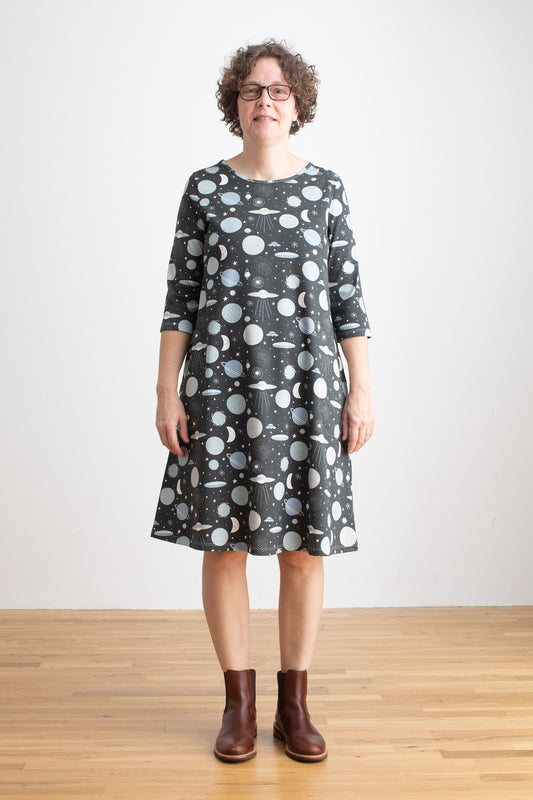 Women's Helsinki Dress - Space Charcoal