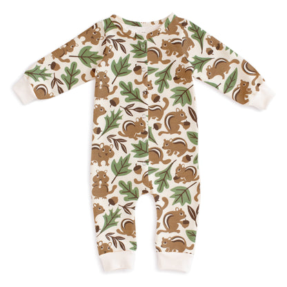 French Terry Jumpsuit - Chipmunks Brown