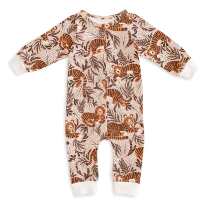 French Terry Jumpsuit - Dreaming Tigers Pink