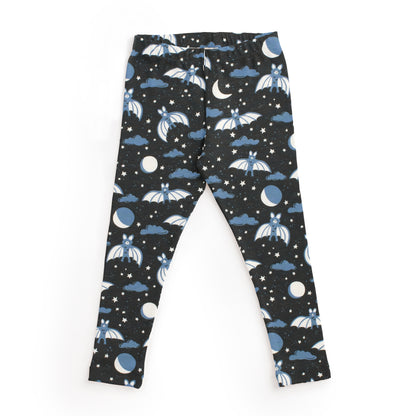 Kids Pajama Set - Bats Blue & Charcoal