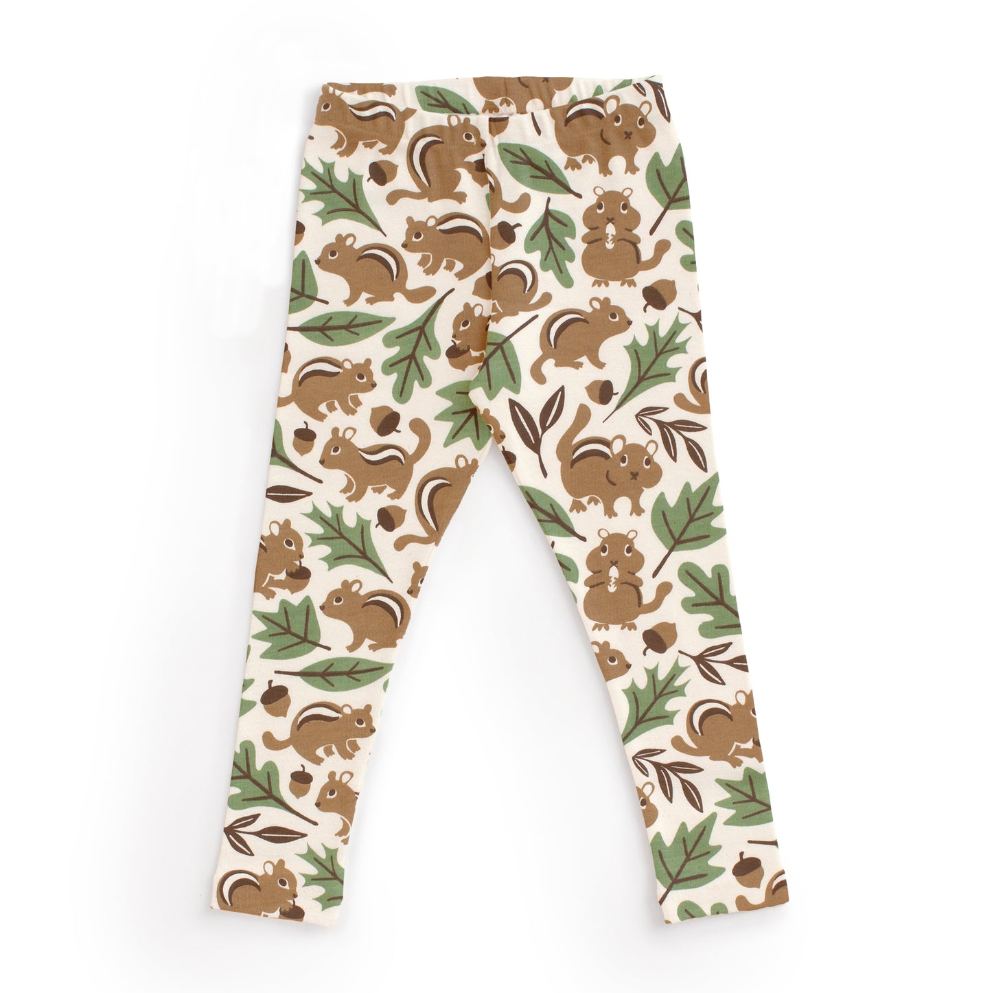 Kids Pajama Set - Chipmunks Brown