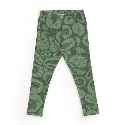 Kids Pajama Set - Fossils Green