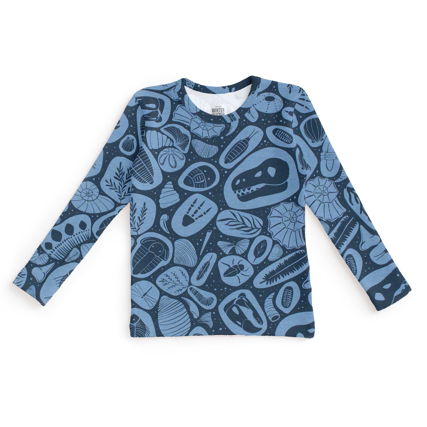 Kids Pajama Set - Fossils Night Sky