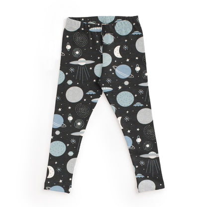 Kids Pajama Set - Space Charcoal