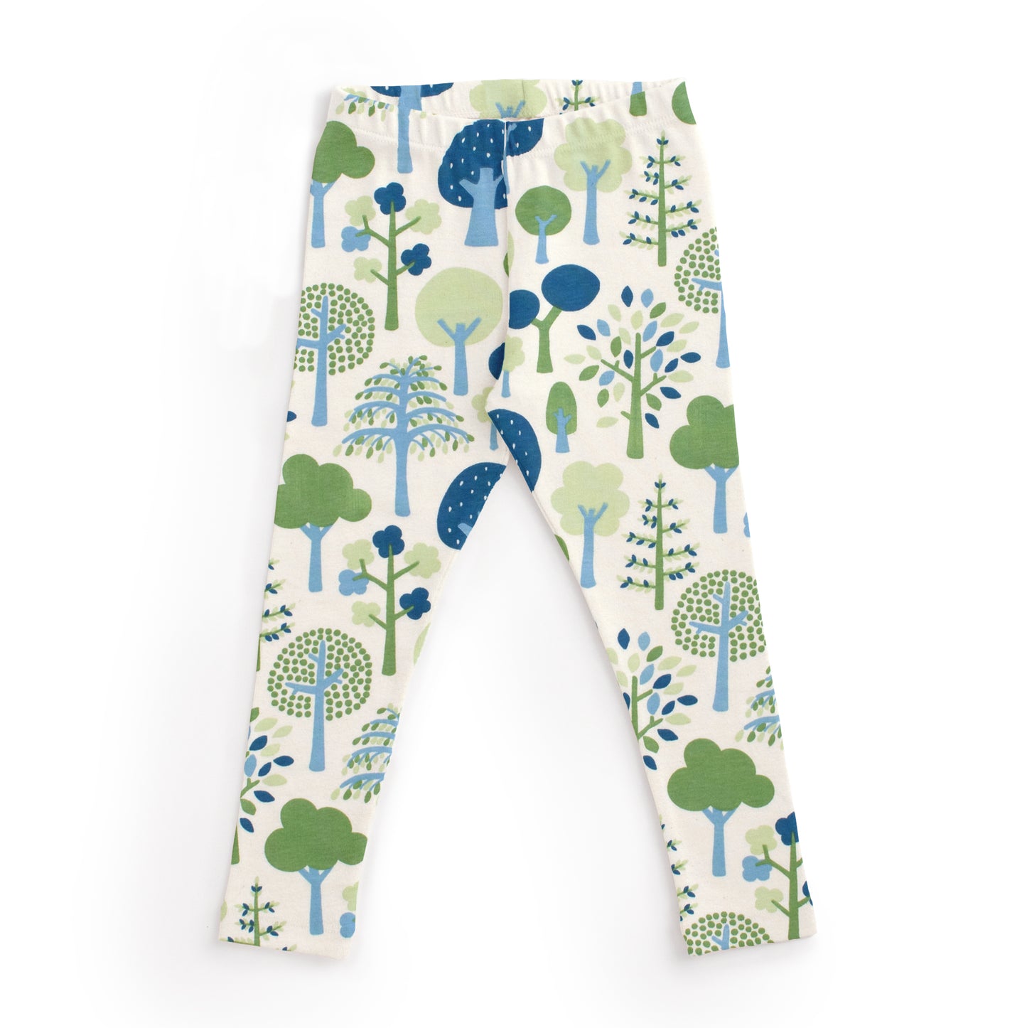 Kids Pajama Set - Trees Blue & Green