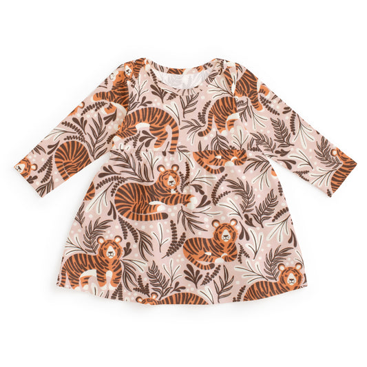 Lausanne Baby Dress - Dreaming Tigers Pink