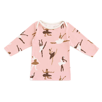 Long-Sleeve Lap Tee - Ballet Pink - Pretty Much Perfect