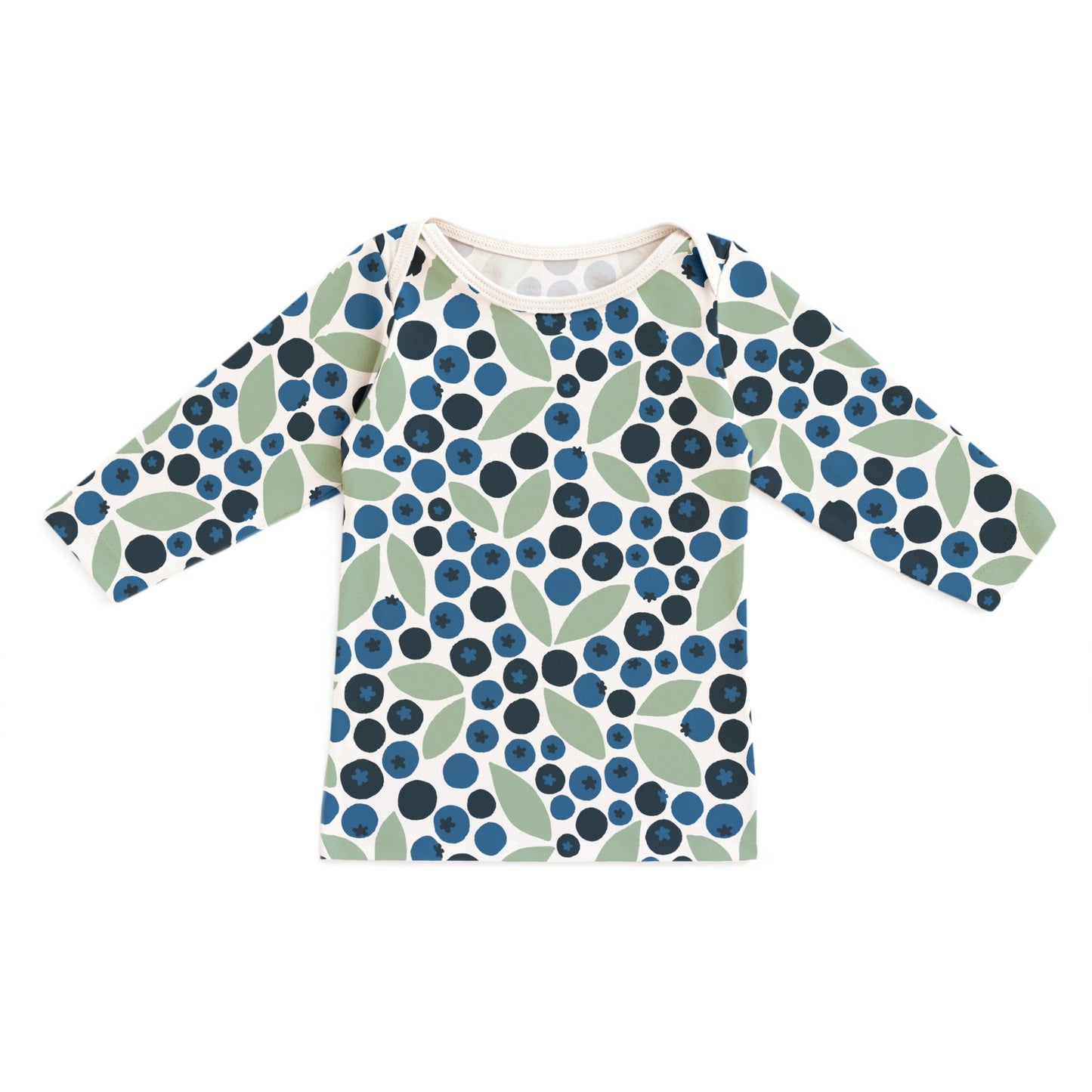 Long-Sleeve Lap Tee - Berries Blue & Green - Pretty Much Perfect