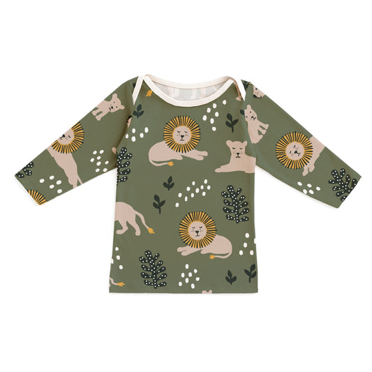 Long-Sleeve Lap Tee - Lions Forest Green - Pretty Much Perfect