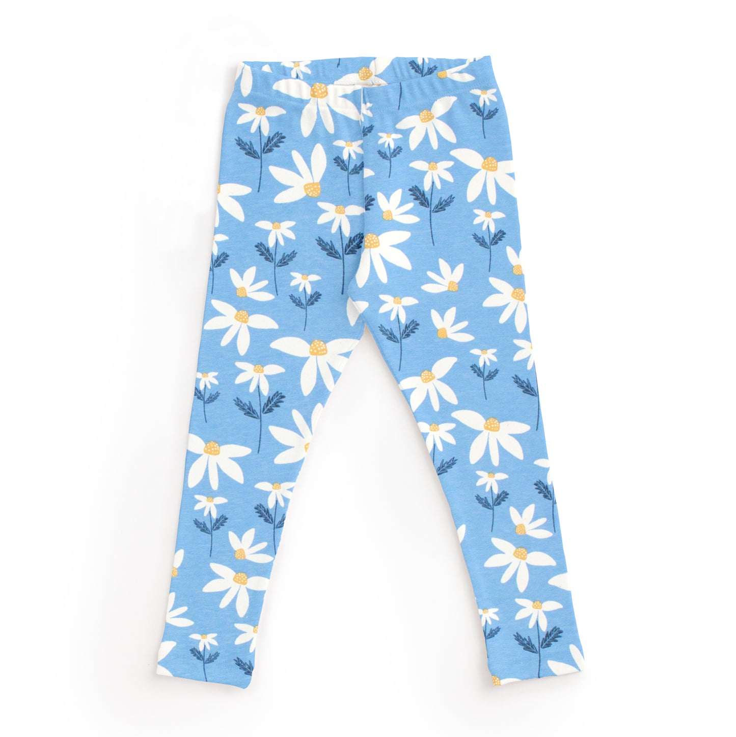 Kids Pajama Set - Daisies Blue