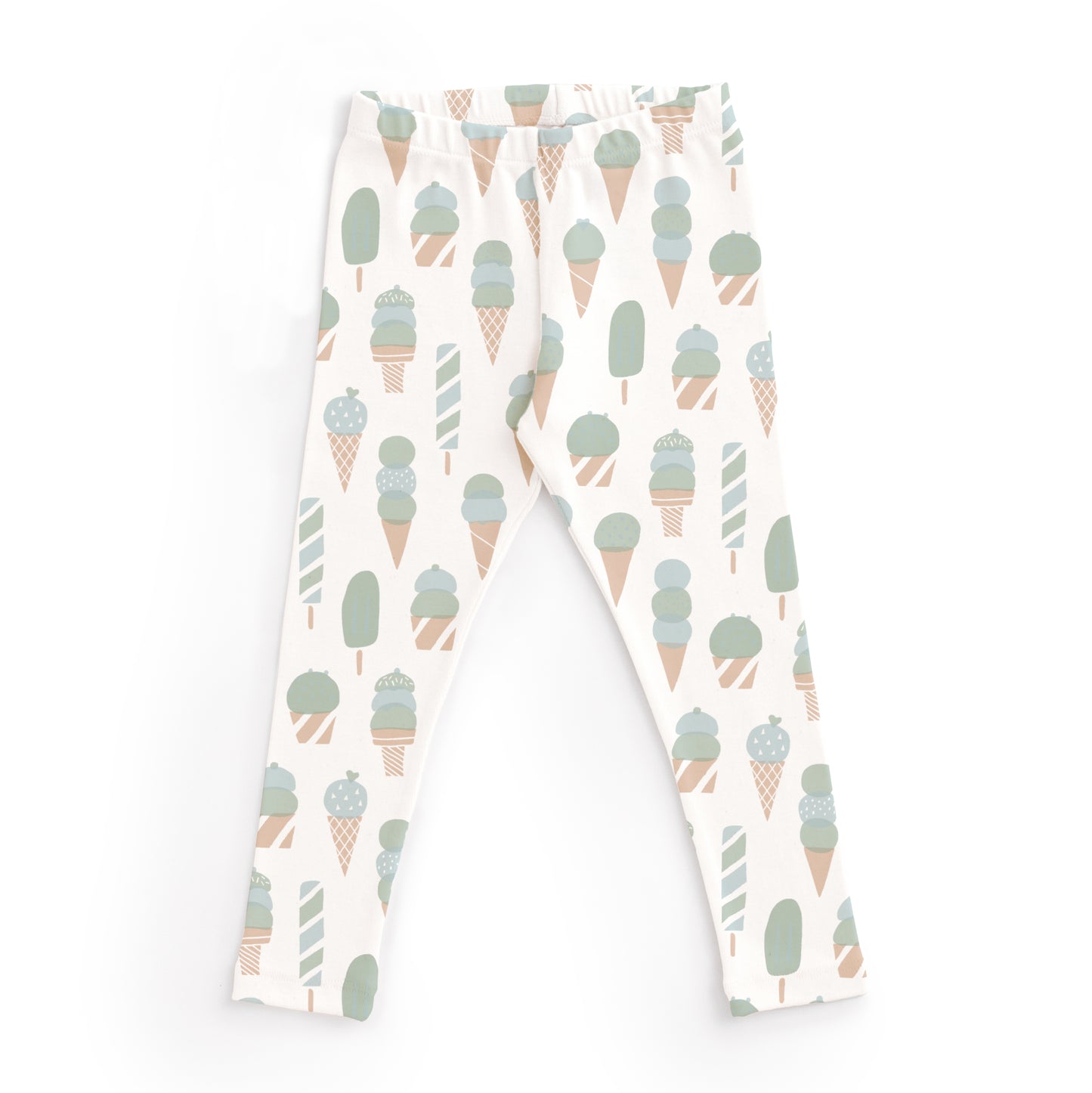 Kids Pajama Set - Ice Cream Mint & Blue