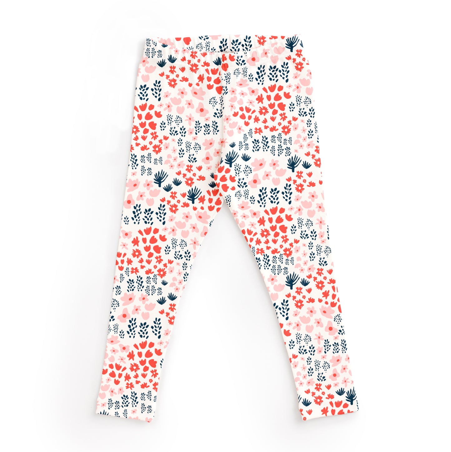 Kids Pajama Set - Meadow Red, Pink & Navy