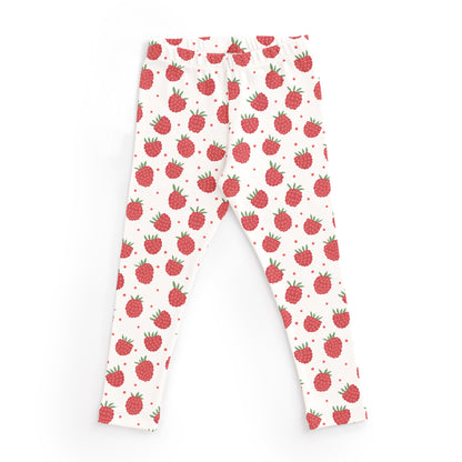 Kids Pajama Set - Raspberries Natural