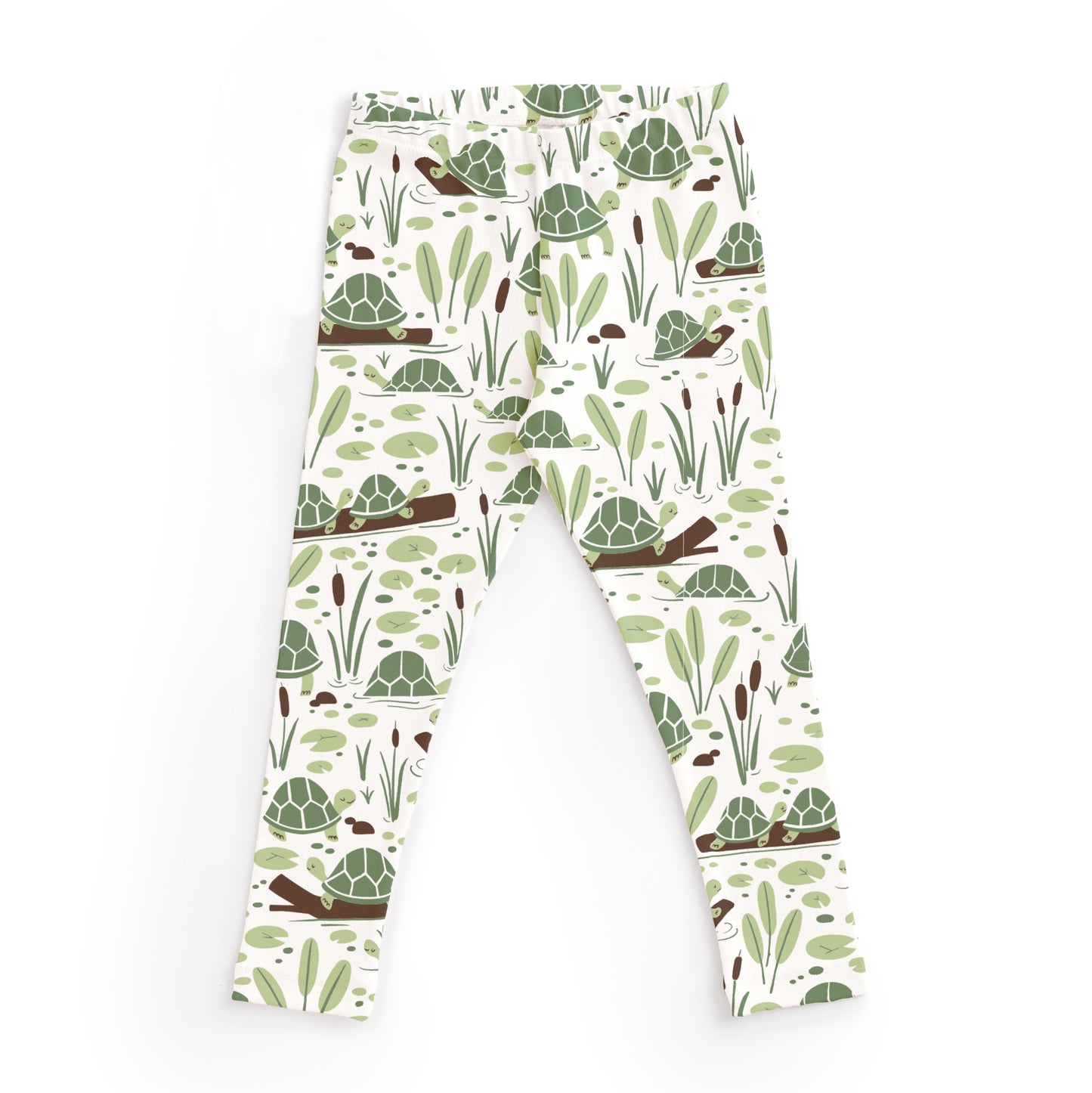 Kids Pajama Set - Turtles Green