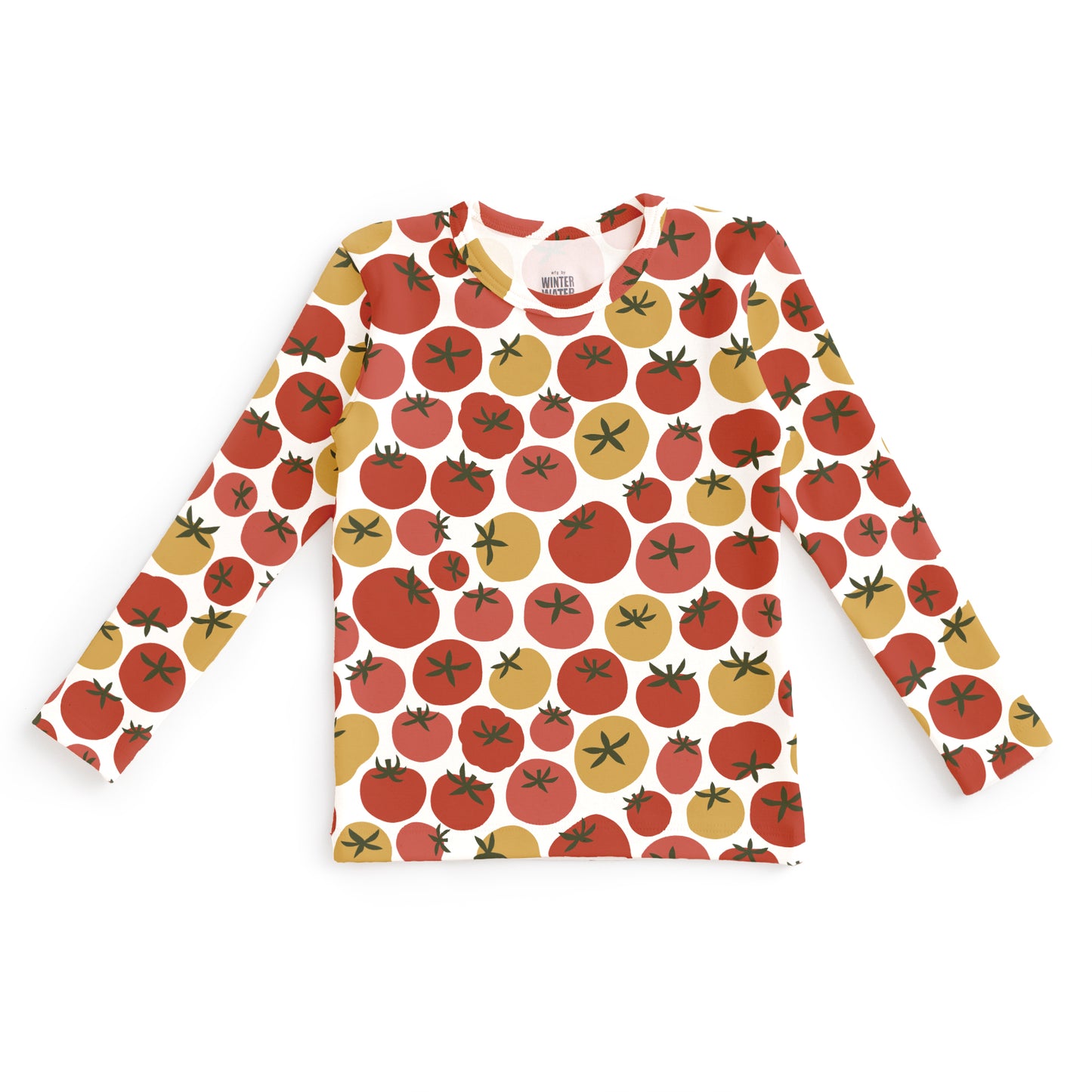 Kids Pajama Set - Tomatoes Red & Yellow