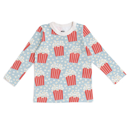 Long-Sleeve Tee - Popcorn Sky Blue