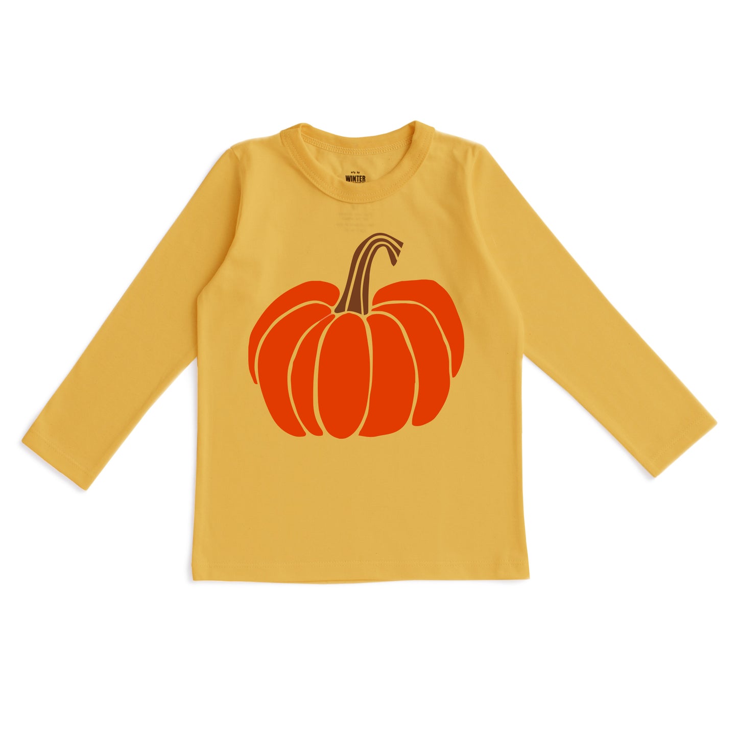 Long-Sleeve GRAPHIC Tee - Pumpkin Ochre