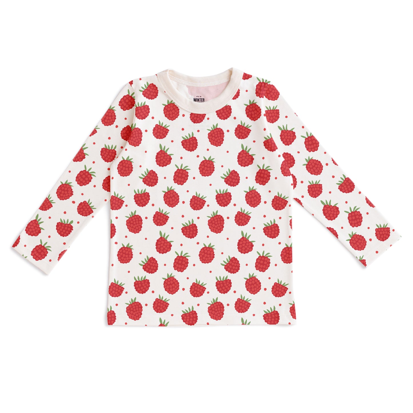 Long-Sleeve Tee - Raspberries Natural