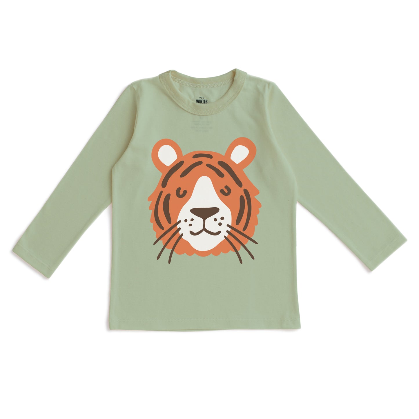 Long-Sleeve GRAPHIC Tee - Tiger Meadow Green