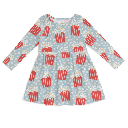 Madison Dress - Popcorn Sky Blue