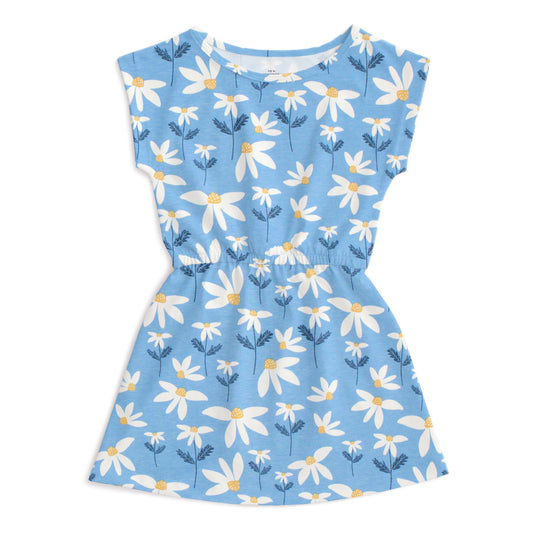 Sierra Dress - Daisies Blue