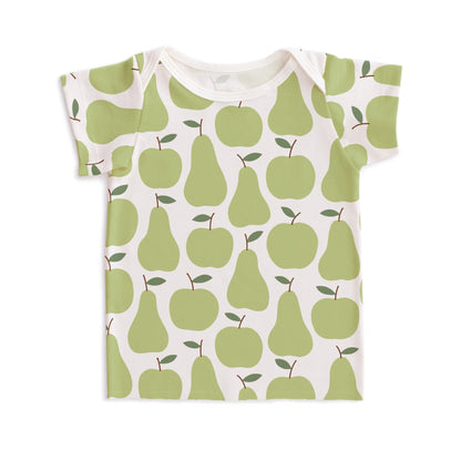 Short-Sleeve Lap Tee - Apples & Pears Green - Pretty Much Perfect