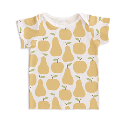 Short-Sleeve Lap Tee - Apples & Pears Yellow - Pretty Much Perfect