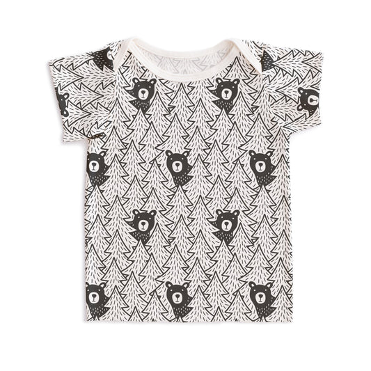 Short-Sleeve Lap Tee - Bears Black - Pretty Much Perfect