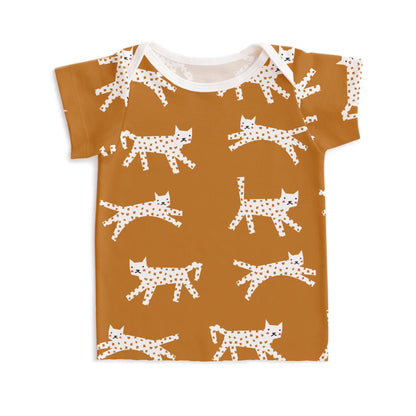 Short-Sleeve Lap Tee - Cats Gold - Pretty Much Perfect