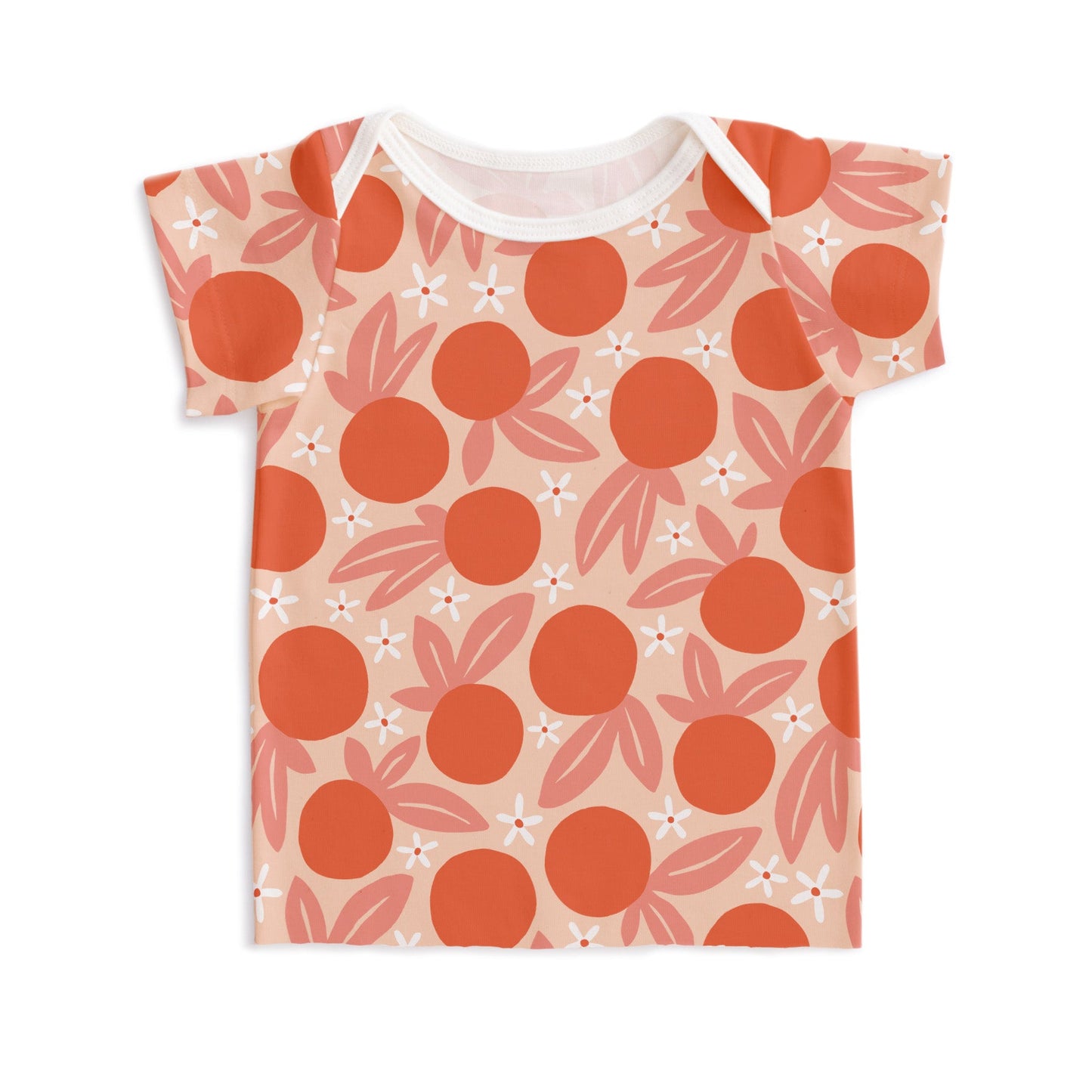 Short-Sleeve Lap Tee - Clementines Blush - Pretty Much Perfect