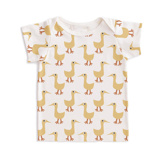 Short-Sleeve Lap Tee - Ducks Yellow - Pretty Much Perfect