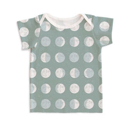 Short-Sleeve Lap Tee - Moons Pale Blue - Pretty Much Perfect