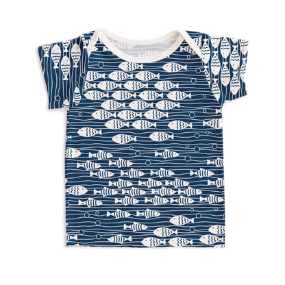 Short-Sleeve Lap Tee - Under the Sea Navy - Pretty Much Perfect