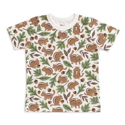 Short-Sleeve Tee - Chipmunks Brown