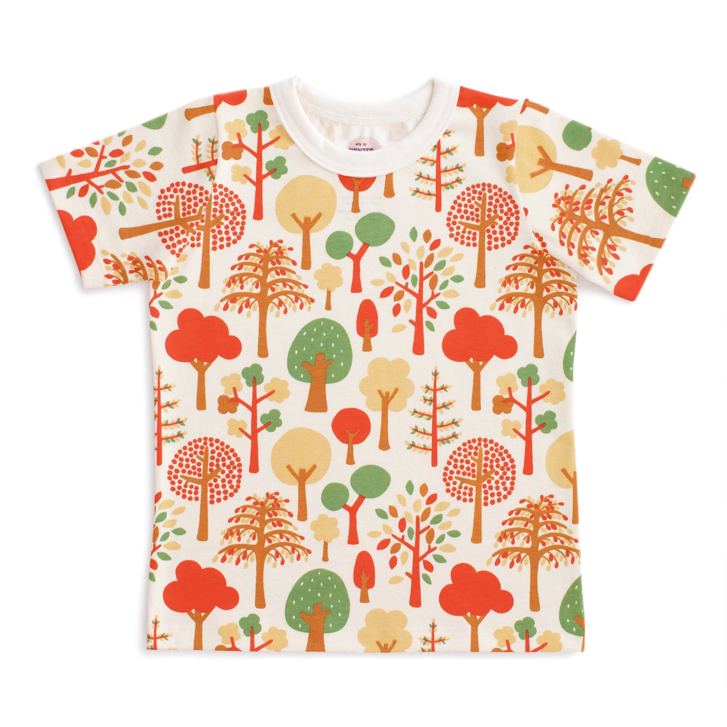 Short-Sleeve Tee - Trees Green & Orange